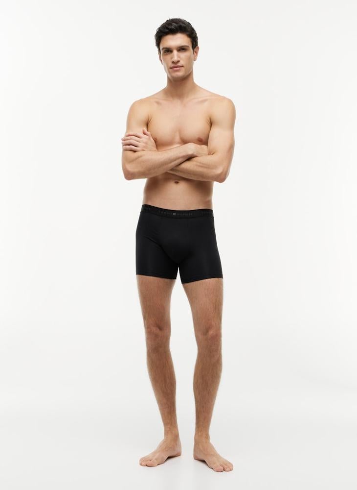 TOMMY HILFIGER 3-Pack Signature Logo Pima Boxer Briefs - Image 5